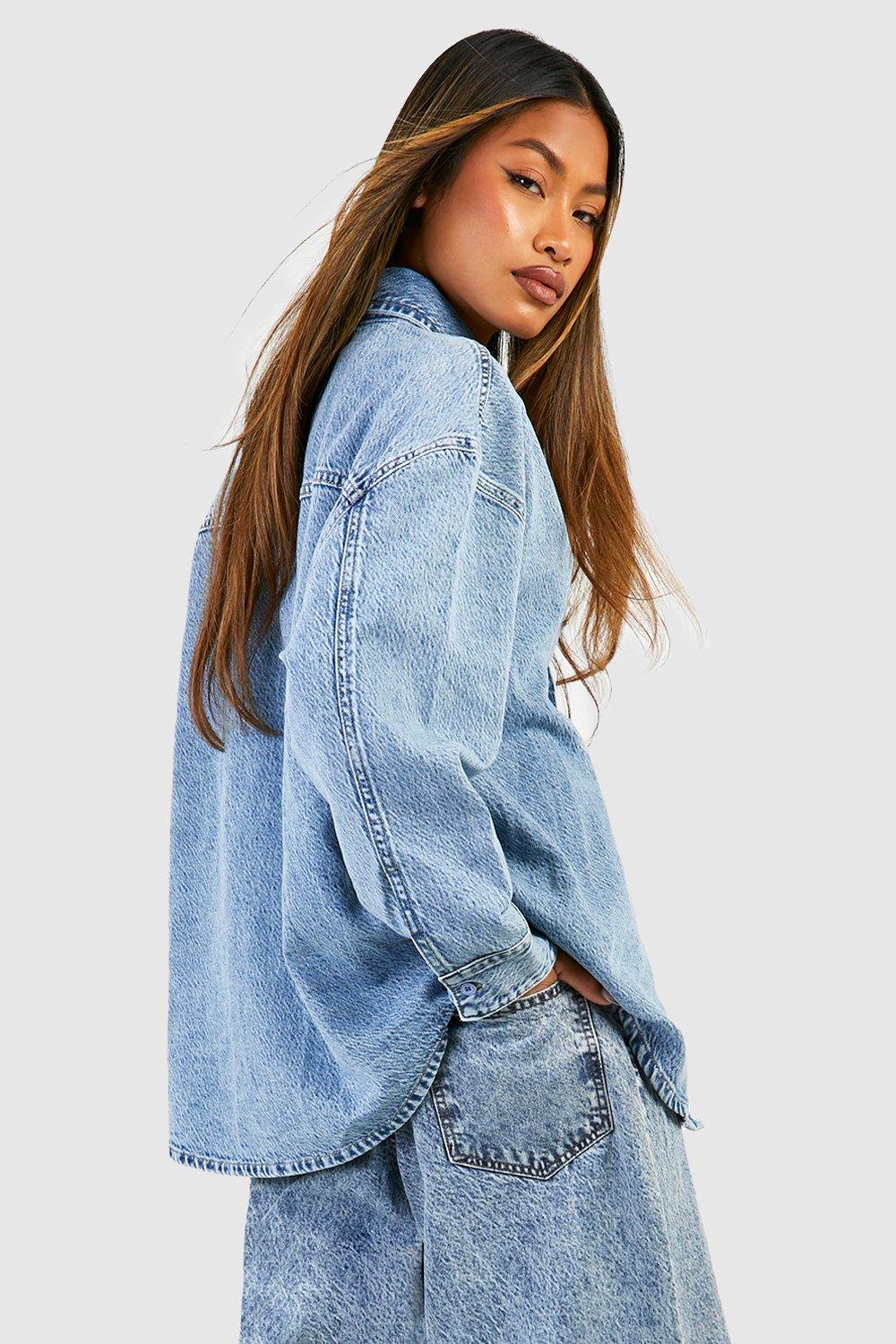 Camisa deals vaquera oversize